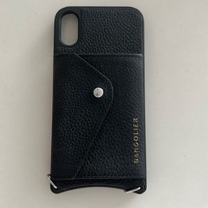 Bandolier leather case for iPhone XR
